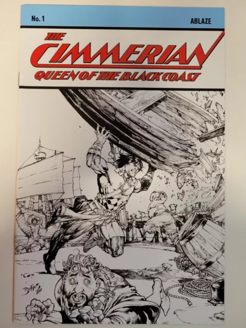 Cimmerian Queen Of The Black Coast #1 Ablaze 2020 Series Conan 1:10 Variant 9.4