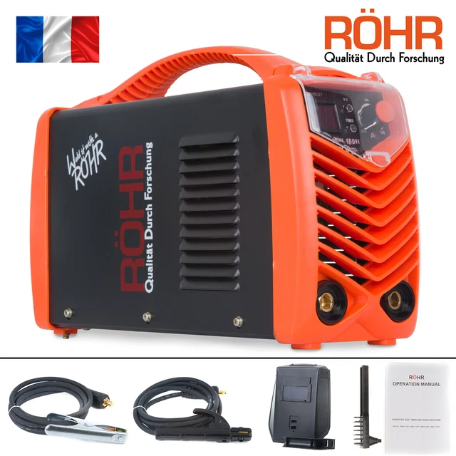 Röhr - Poste à souder à l'arc MMA-160FI - onduleur MMA - technologie IGBT 240 V