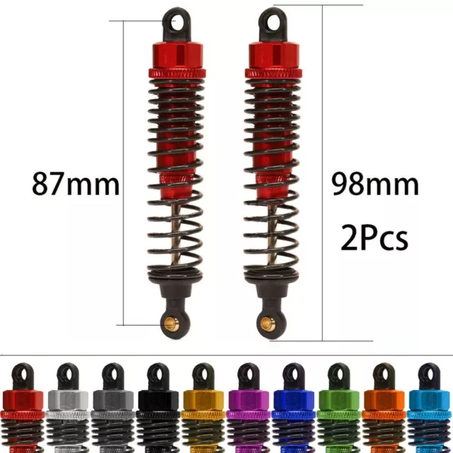 2pcs 98mm Shock Absorbers #06002 Upgrade for RC  1/10 HSP RedCat Himoto