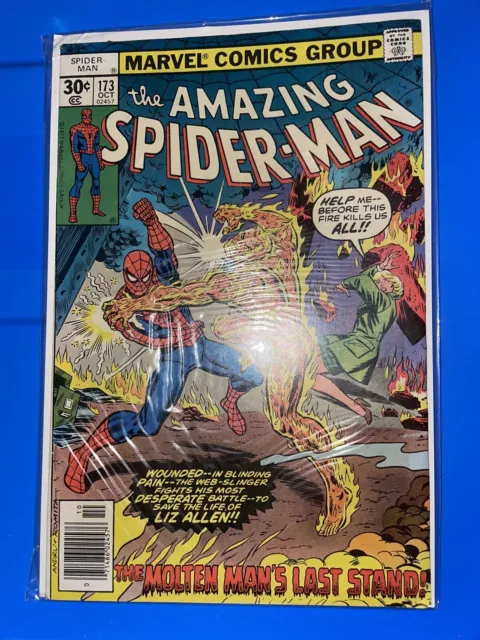 The Amazing Spider-Man #173 Marvel Comics 1st Print Bronze Age 1977 Fine/VF