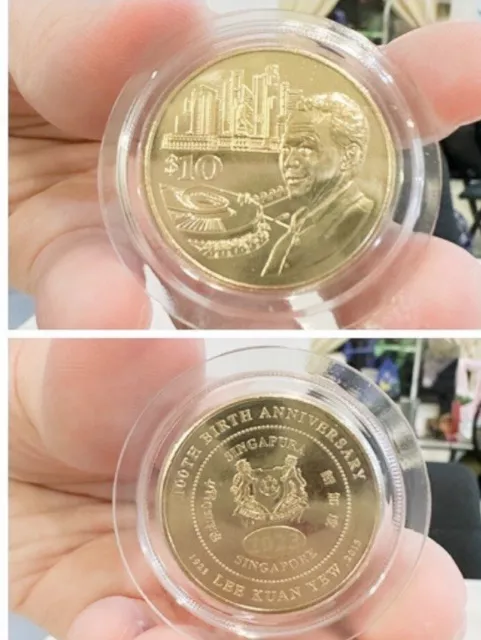 100th Birth Anniversary of Mr Lee Kuan Yew Commemorative Coin Rare Limited !