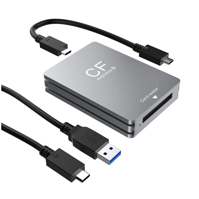 Lecteur De Carte CFexpress Type B – 10 Gbit/s, USB 3.2 Gen2, USB-C – SODIAL