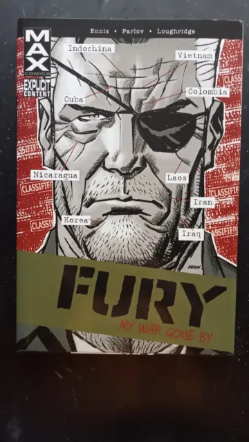 Fury : My War Gone By Marvel MAX Garth Ennis Hardcover OOP