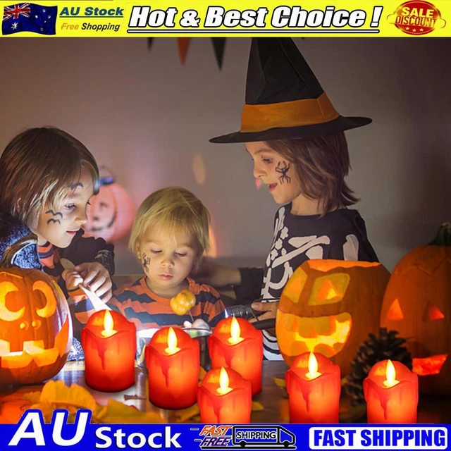 12pcs Electronic Candle 3D Wick Flameless Candle Night Lamp for Home Dinner Room