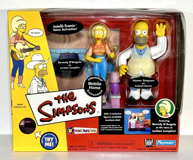 Playmates 2002 The Simpsons Interactive MOBILE HOME ENVIRONMENT Toys R Us WoS
