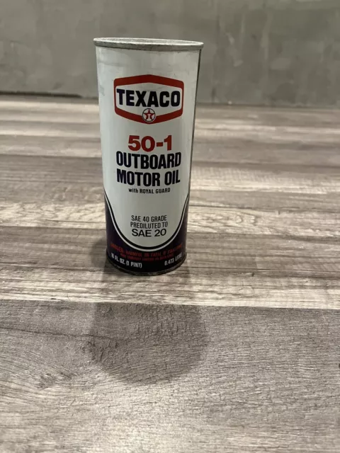 VINTAGE TEXACO 50-1 Outboard Motor Oil Can $25.00 - PicClick