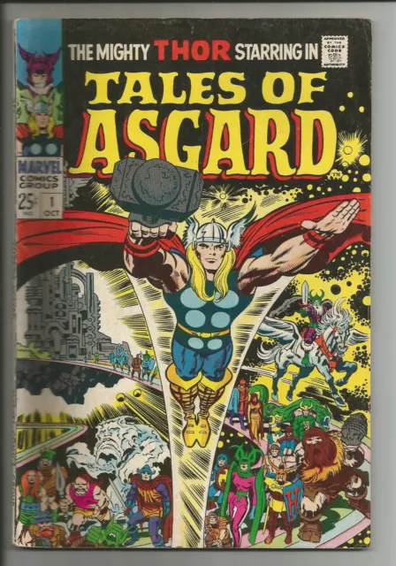 " Tales Of Asgard # 1  The Mighty Thor, Marvel (1968) Fn+ 6.5