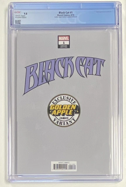 CGC 9.8 | 2019 Black Cat #1 J. Scott Campbell Virgin Variant Cover Edition B 2
