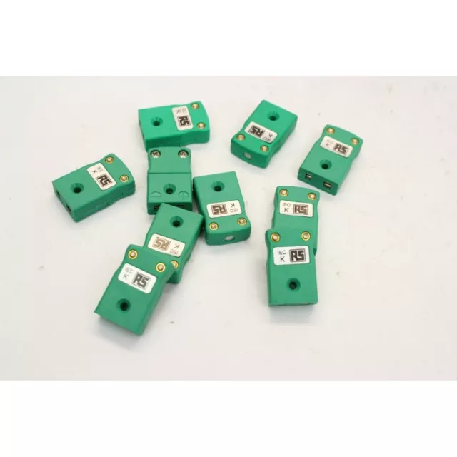 10Pcs RS PRO 455-9758 IM-K-FS  Connecteur Thermocouple pour type K No box (B22)