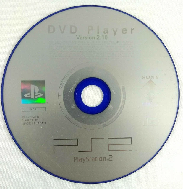 PLAYSTATION 2 PS2 DVD Player Version 2.10 software Envoi rapide et