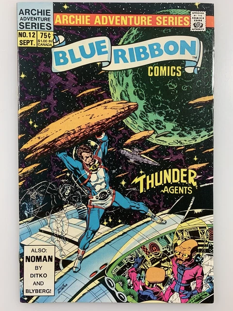 T.H.U.N.D.E.R. AGENTS #12 Vol.2 : 1983 HIGH-GRADE BLUE RIBBON COMICS THUNDER