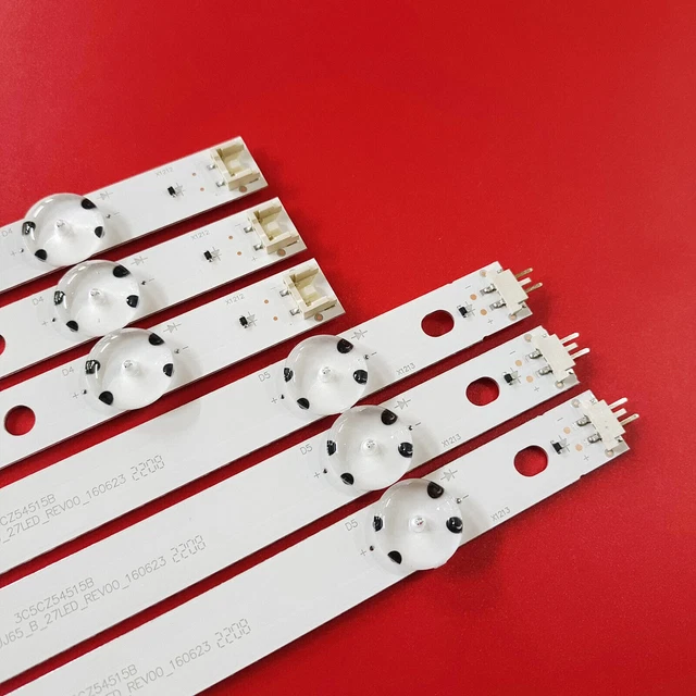LED STRIPS(6) FOR LG 49UJ701V 49UJ670 49UJ651V 49UJ651V 49LJ61 49UJ65_A ...