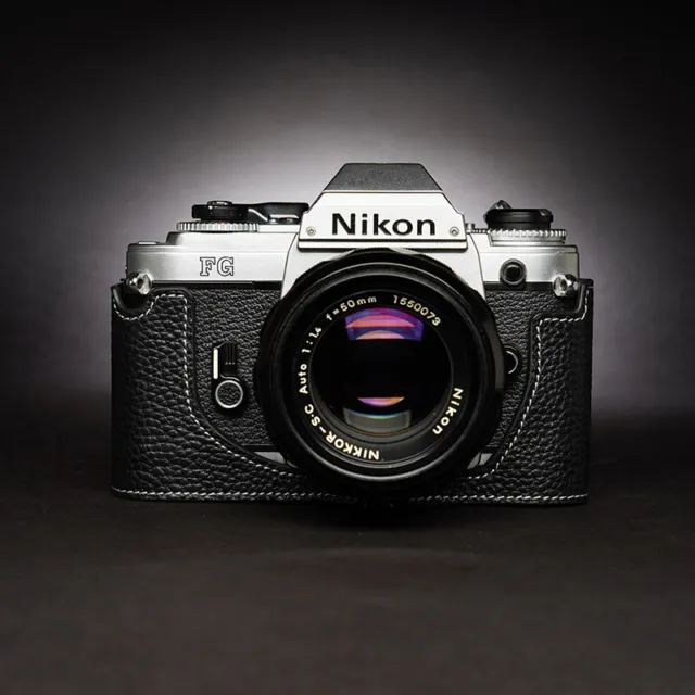 Handmade Genuine Leather Camera Cover Half Case Bag For Nikon EM FG FG20