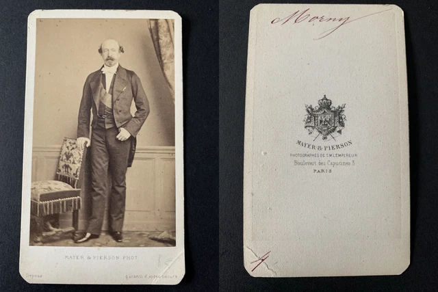 Eugénie de Montijo, impératrice Vintage albumen print, CDV Tirage