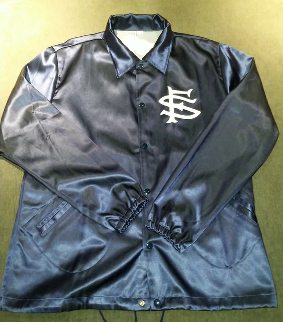 EBBETS FIELD FLANNELS XL Satin Jacket New w/Tags San Francisco