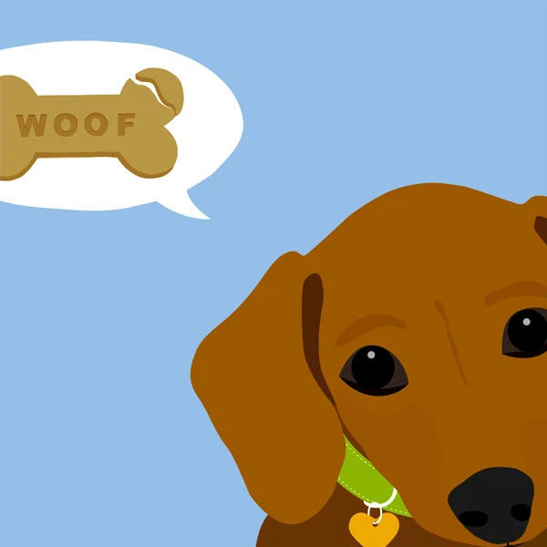 DACHSHUND SMOOTH GERMAN Sausage Dog Poster Style Fine Art Print Daxi