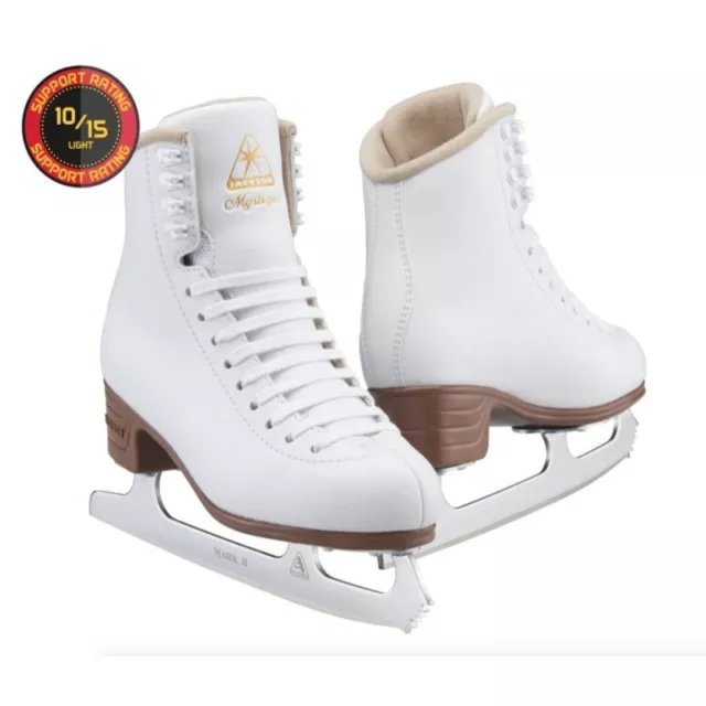 Jackson Ultima Mystique Ice Figure Skates - White - Ice Figure Skates