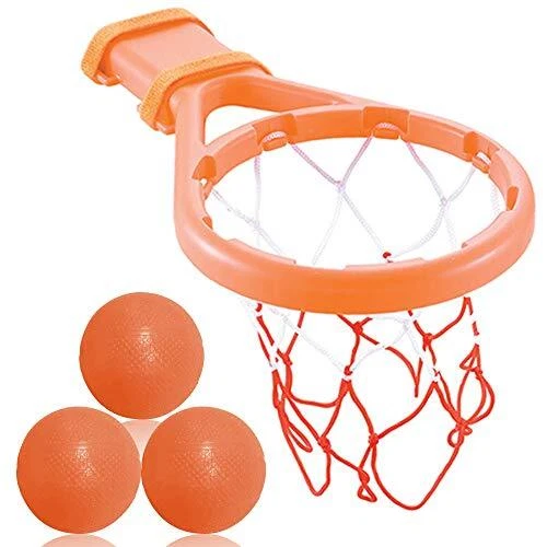 3 Bees & Me Bath Toy Basketball Hoop & Balls Set for Boys and Girls - Kid & B...