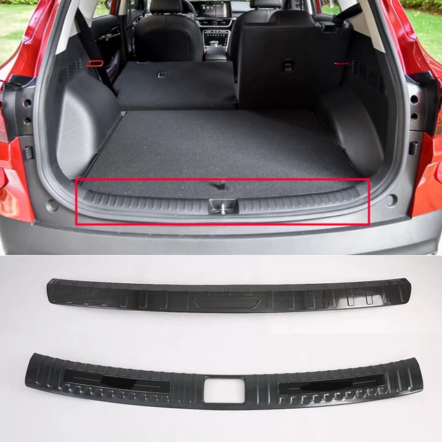 FOR KIA SELTOS 20202023 Black Rear Bumper Protector Guard Plate Cover