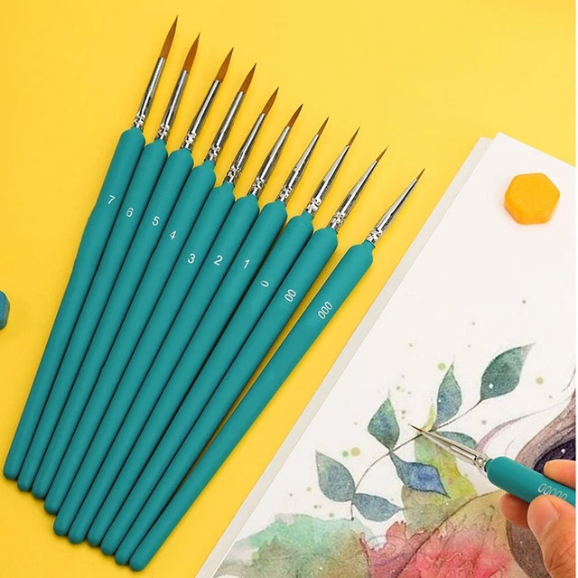 Linienbürste Pinsel Streichen 11pcs/set 18-19,6 Cm Verschiedene Größen Zubehör