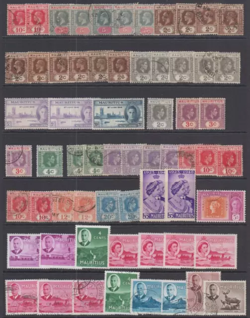 152 - Mauritius collection of early mint and used stamps