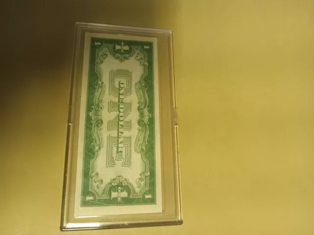 1928 a 1 silver certificate funny back