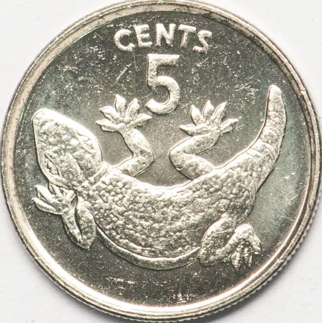 Kiribati 5 cents 1979 Gecko UNC (#5936)