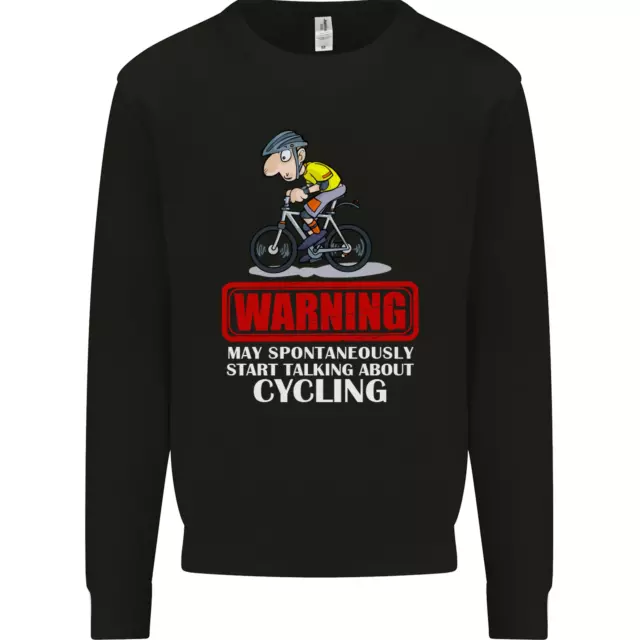 Maggio Start Talking About Ciclismo Divertente Uomo Felpa Maglione