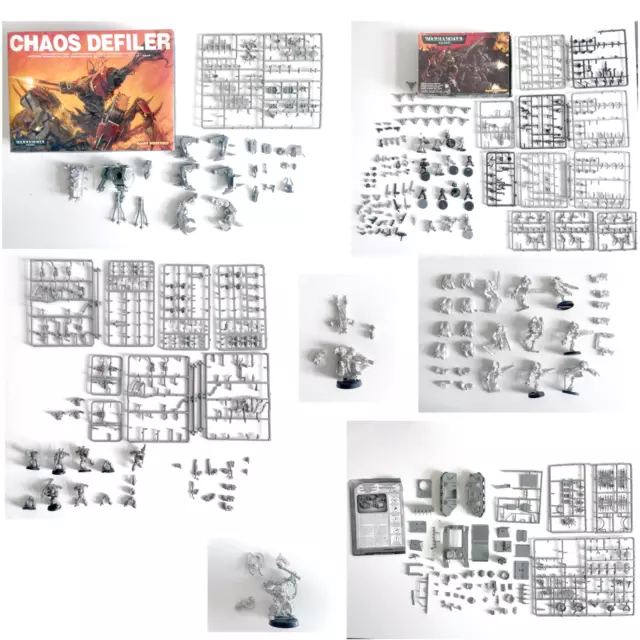 Warhammer 40k Chaos Space Marines Armee, 40 Modelle, Defiler, Kharn the betrayer