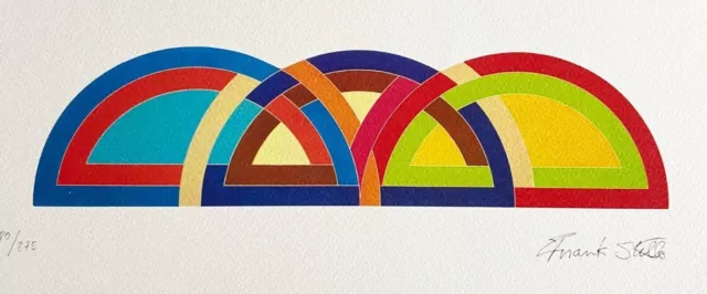 Frank Stella Litografía Adagp 1978- 275 Ex (David Hockney Jim Dine Rauschenberg)