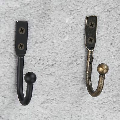 5/10/20pcs Vintage Hook Wall Door Bath Coat Handbag Hanger Holder Hooks Hardware