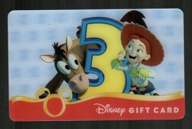 DISNEY Toy Story 3, Jessie ( 2010 ) Lenticular Gift Card ( $0 )