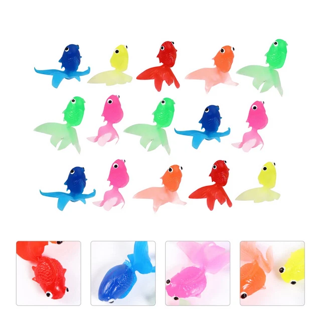 15Pcs Ocean Creatures Figure Floating Aquarium Decoration Fish Bowl Accessories