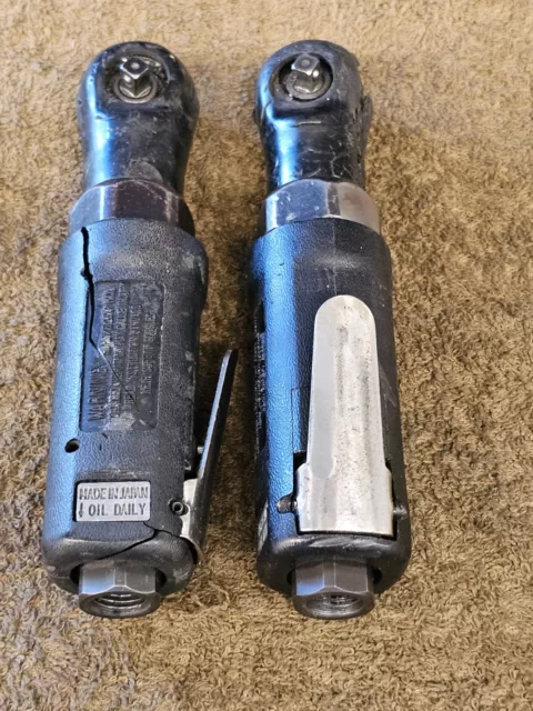 2 Sioux 5009 Air Pneumatic Mini Ratchet Wrench 1/4" Drive Parts Repair
