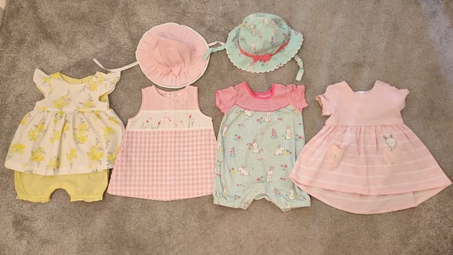 Baby Girl 0-3 Months  Clothes Bundle Spring Summer