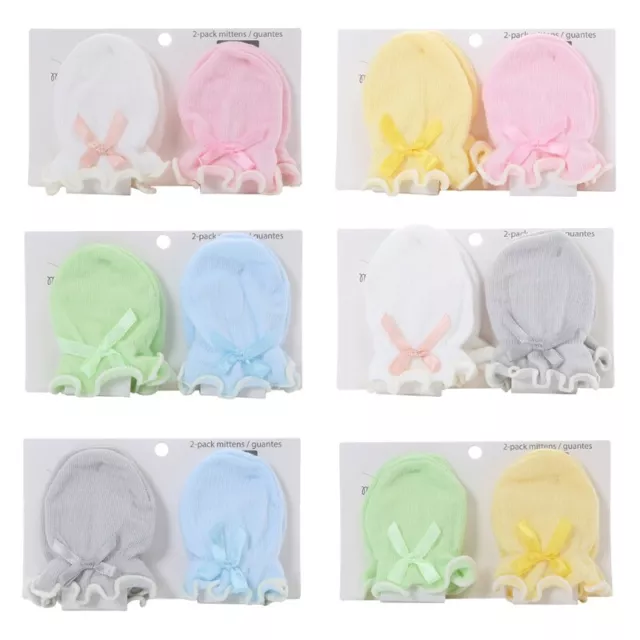 Baby Anti Scratching Soft Cotton Gloves Hand Socks for Protection Handgu