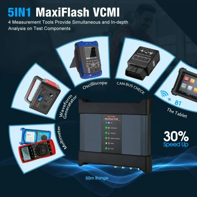 Autel MaxiSys MS919 Ultra VCMI OBD2 Diagnostic Tool Scanner Programming & MV480 3