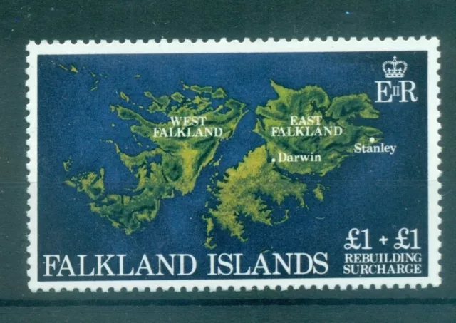 Carte - Map Falkland Islands 1982