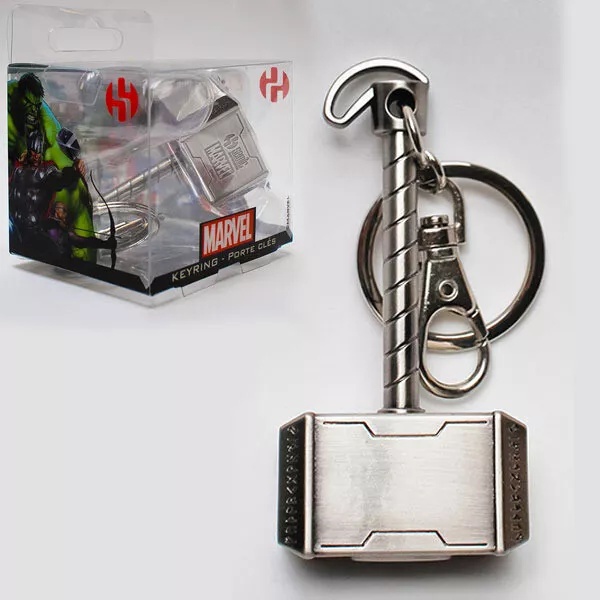 Avengers Marvel Marteau De Thor Mjolnir Porte-Clé Porte-Clés Semic