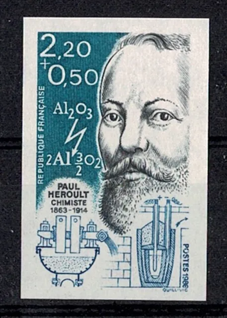 Frankreich Stamp Briefmarke Yvert N° 2400 " P Heroult 2,20+50c Nicht Lace« Neu