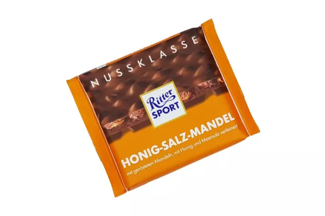 4x/8x Ritter Sport Honey-Salt-Almonds 🍫 genuine chocolate from Germany ✈TRACKED