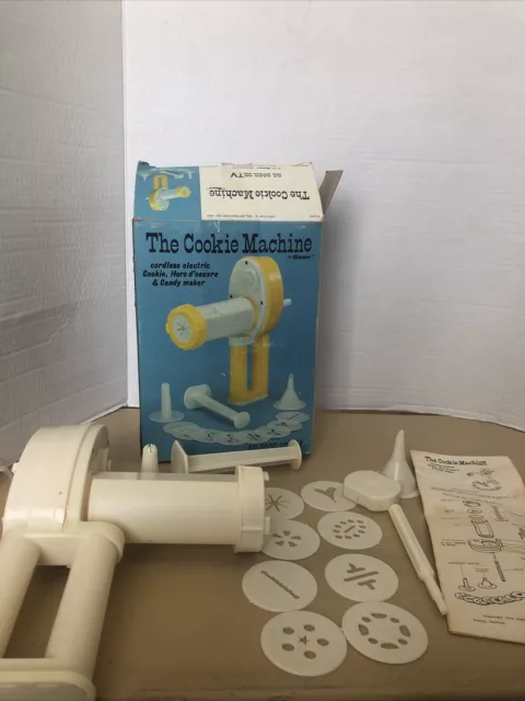 Vintage Ronco As Seen On TV The Cookie Machine 1976 Complete  With Instructions