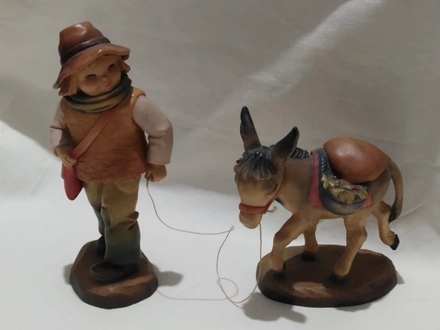 Portachiavi In Legno Fatto A Mano - Nobile Asino/Cavallo - H-Custom