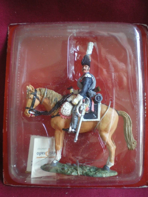 Figurine Soldat Napoléon Del Prado N°80 - Cavalier Homme De Troupe 4ème Régiment De Cavalerie - Occasion