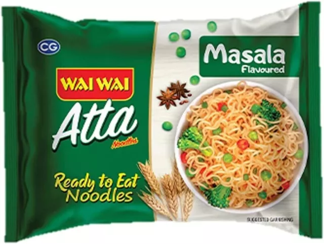 Wai Wai Atta Ready To Eat Noodles 75G Free Shipping World Wide