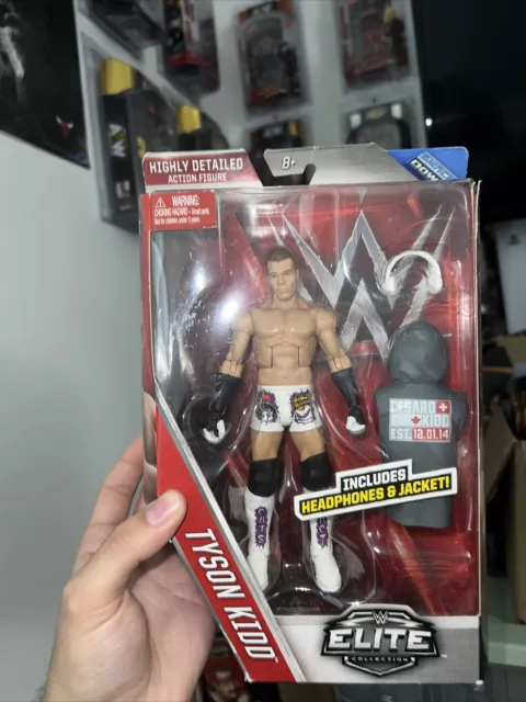 Wwe Elite Series 40 Tyson Kidd W/ Headphones & Jacket Rare Variant 2015