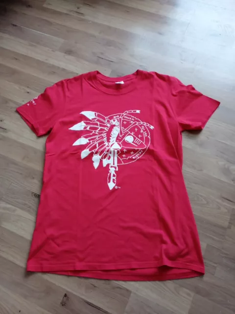 ADAM ANT Kings of the Wild Frontier Tour 2016 Red T Shirt Front And Back- Size M