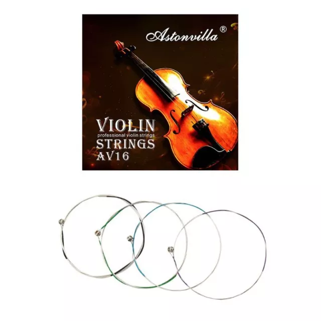 4pz/Set Corde Universali Violino per Strumenti 4/4 3/4 1/2 1/4 Violino