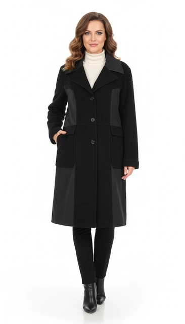 Manteau Bordeaux Pour Femme - Taille 44 (XXL/16) - Laine Et Polyester - Occasion Très Bon état