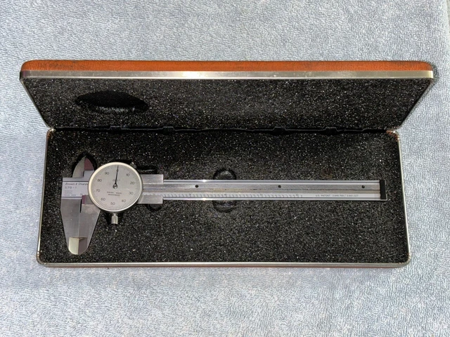 BROWN & SHARPE 579-1 .001" Dial Caliper Swiss Made Machinist Tool In ...